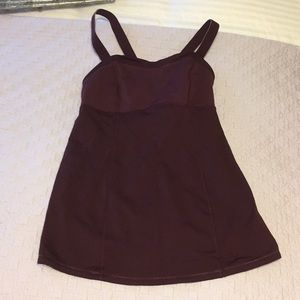 Maroon Lululemon Athletic Top